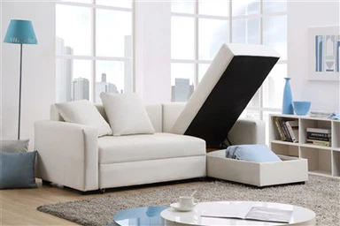 Повітряний шкіряний диван-ліжко